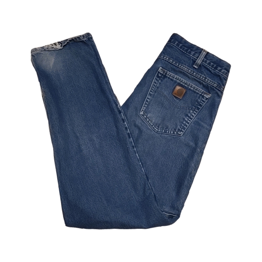 Carhartt Distressed Blue Jeans Pants 38x34